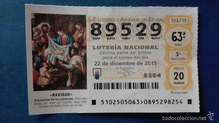 Nationale spanische Lotterie: decimo de loteria numero alto