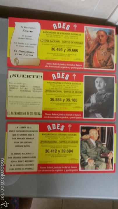 Loter&iacute;a Nacional: LOTERIA FRANQUISTA ADES