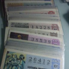 Lotería Nacional: AÑO 1974 COMPLETO 45 DÉCIMOS
