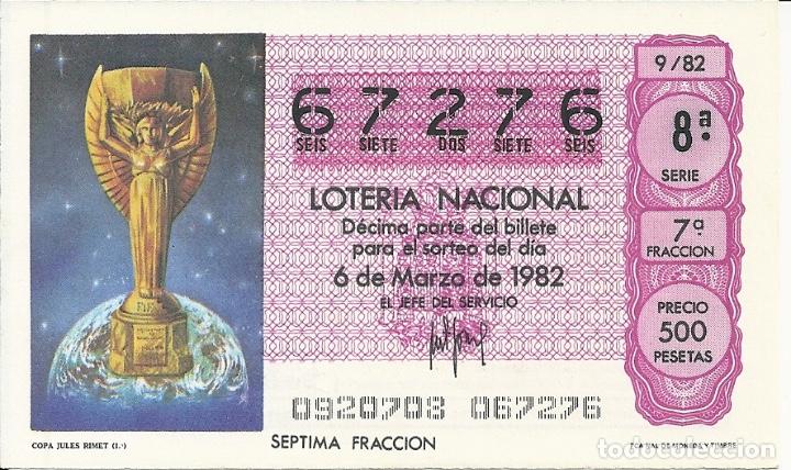 Lotaria Nacional: Loteria Nacional Capicua 67276 a&ntilde;o 1982 sorteo 9