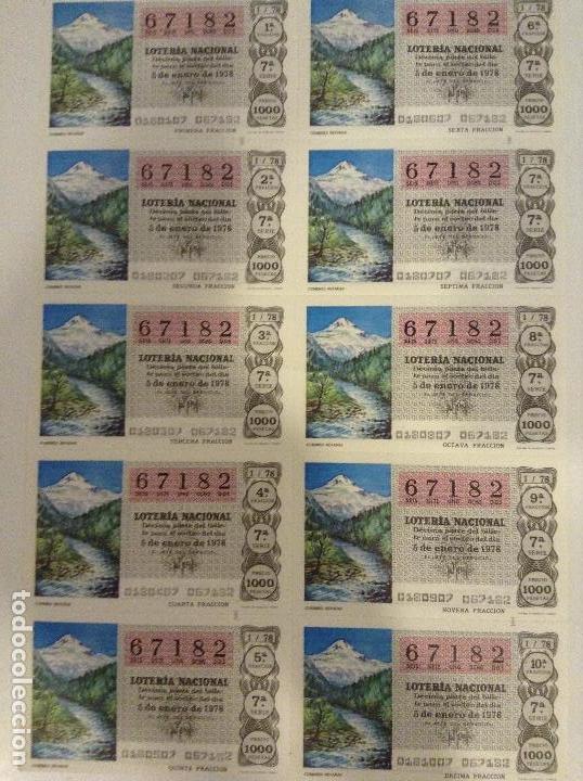 Lotteria Nationale Spagnola: BILLETE COMPLETO DE LOTERIA. 1978. 1/78. CUMBRES NEVADAS. ADMINISTRACI&Oacute;N CASA ARIAS. C&Aacute;DIZ