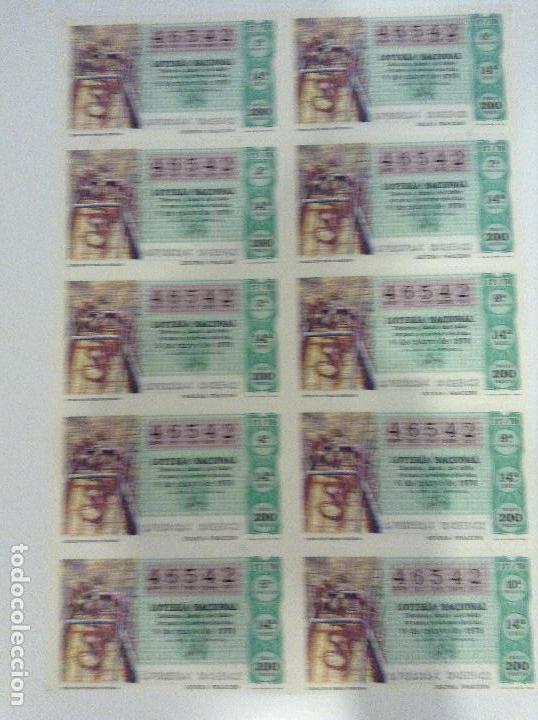 Lotaria Nacional: BILLETE COMPLETO DE LOTERIA. 1978.17/78. EXTRACCI&Oacute;N PIEDRAS PRECIOSAS. AD.CASA ARIAS. C&Aacute;DIZ.
