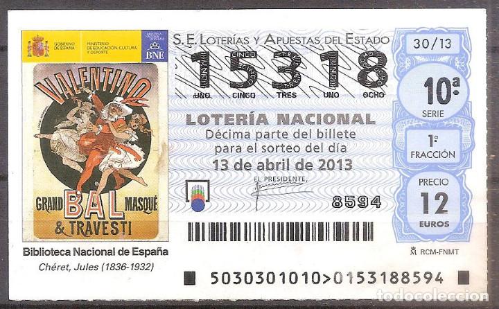 Loterie Nationale: LOTERIA NACIONAL,13/04/2013.