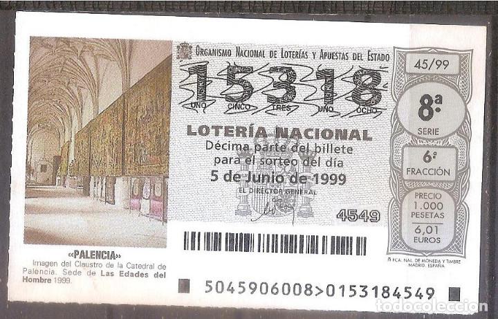 Loter&iacute;a Nacional: LOTERIA NACIONAL,05/06/1999.