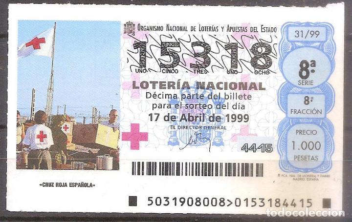 Loter&iacute;a Nacional: LOTERIA NACIONAL,17/04/1999.