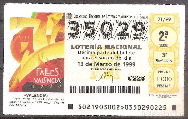 Loter&iacute;a Nacional: LOTERIA NACIONAL,13/03/1999.