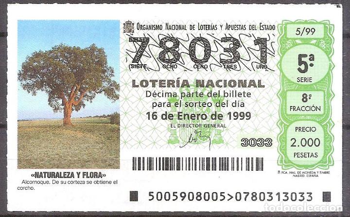 Loter&iacute;a Nacional: LOTERIA NACIONAL,16/01/1999.