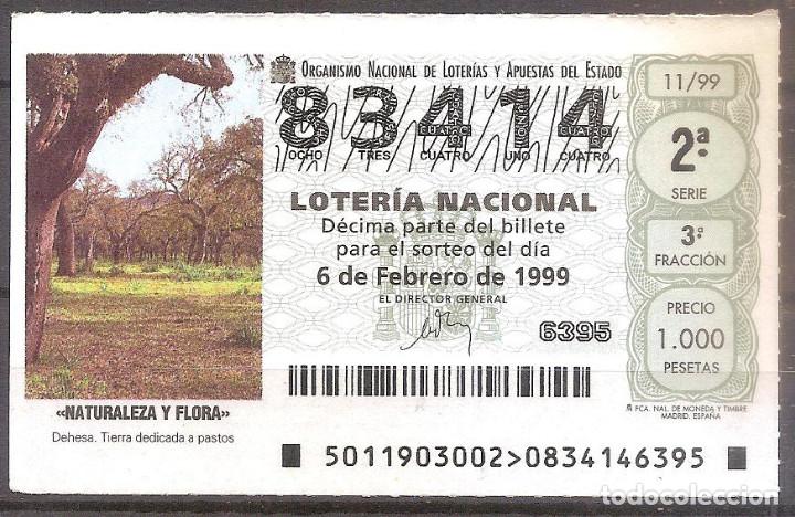 Loter&iacute;a Nacional: LOTERIA NACIONAL,06/01/1999.