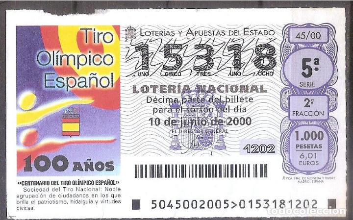 Loter&iacute;a Nacional: LOTERIA NACIONAL,10/06/2000.