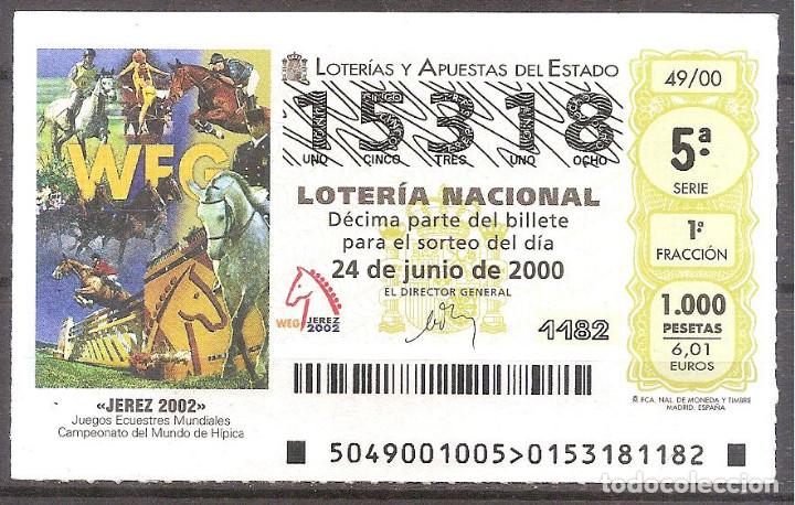 Loter&iacute;a Nacional: LOTERIA NACIONAL,24/06/2000.
