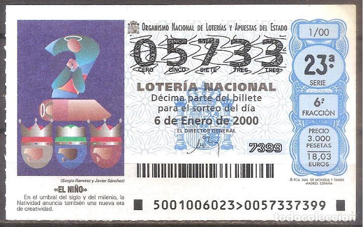 Loter&iacute;a Nacional: LOTERIA NACIONAL,06/01/2000.