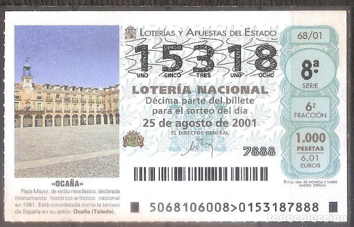 Loter&iacute;a Nacional: LOTERIA NACIONAL,25/09/2001.