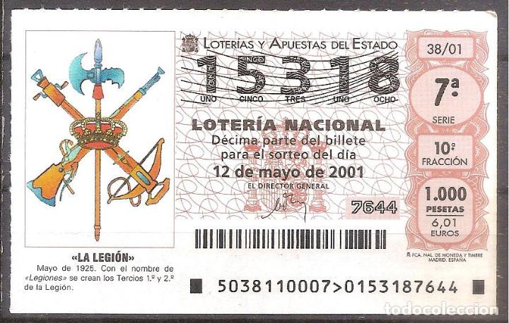 Loter&iacute;a Nacional: LOTERIA NACIONAL,12/05/2001.