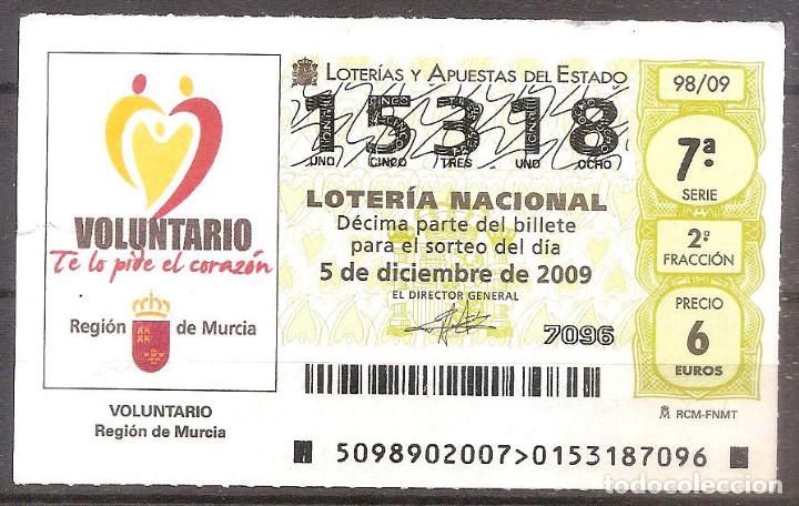 Loter&iacute;a Nacional: LOTERIA NACIONAL,05/12/2009.