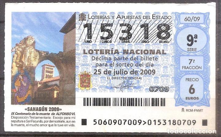 Loterie Nationale: LOTERIA NACIONAL,25/07/2009.