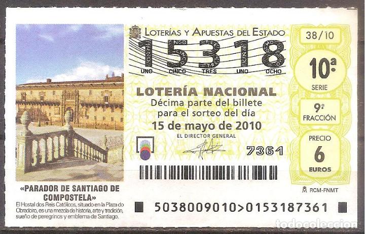 Loter&iacute;a Nacional: LOTERIA NACIONAL,15/05/2010.
