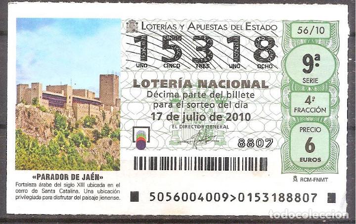 Loter&iacute;a Nacional: LOTERIA NACIONAL,17/07/2010.