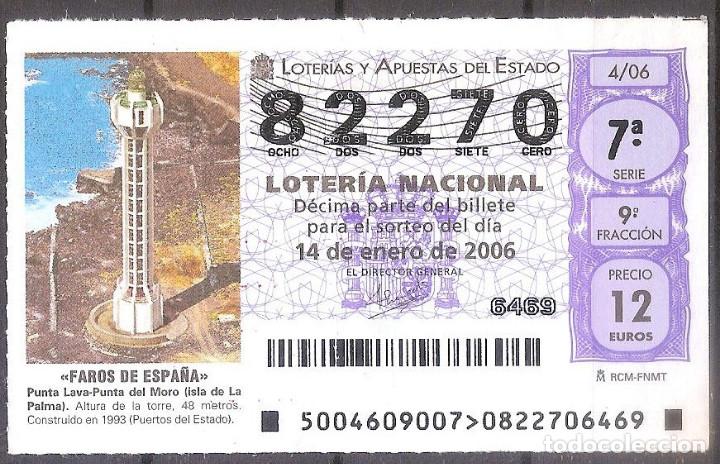 Lotaria Nacional: LOTERIA NACIONAL,14/01/2006.