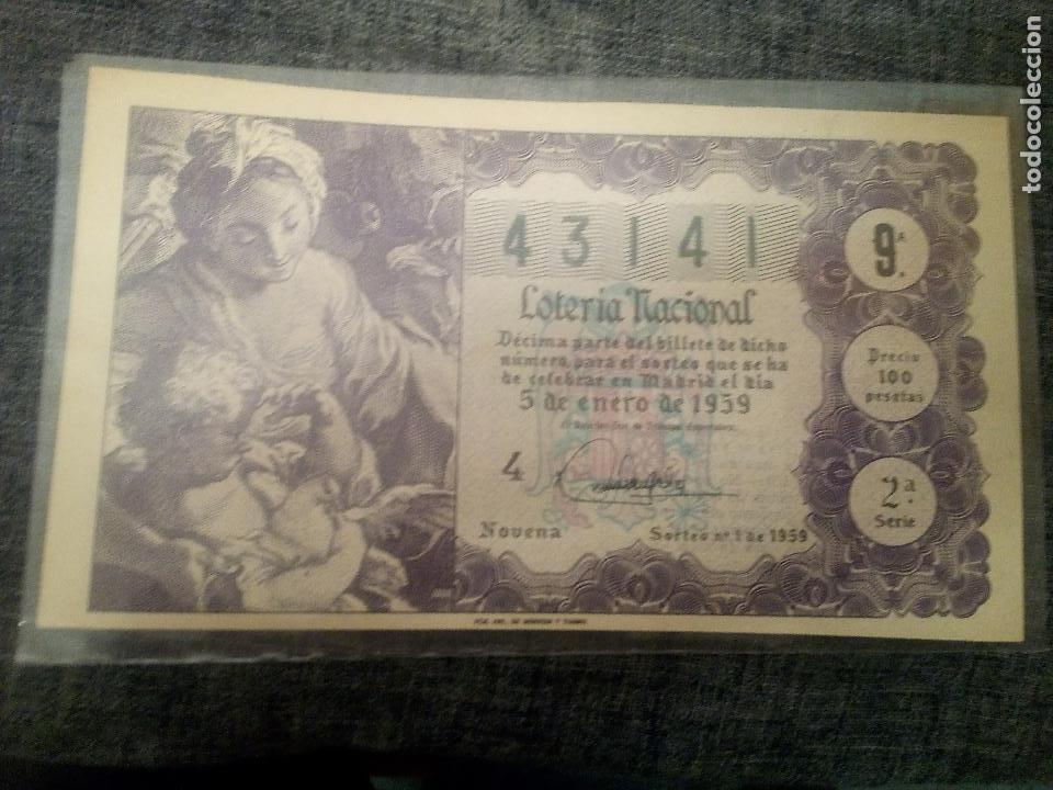 Loter&iacute;a nacional: Sorteo 1 de 1959 - Foto 1
