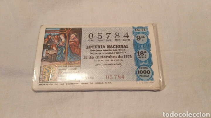 Loter&iacute;a Nacional: LOTER&Iacute;A NACIONAL DE 1974, COMPLETA, EL LIBRO