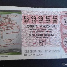 Lotería Nacional: LOTERÍA NACIONAL, SORTEO SÁBADOS, AÑO 1983 COMPLETO, LEER DESCRIPCIÓN