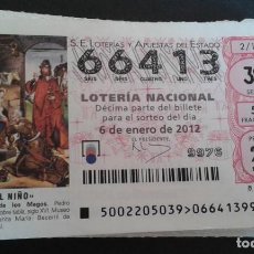 Lotería Nacional: LOTERÍA NACIONAL, SORTEO SÁBADOS, AÑO 2012 COMPLETO, BIEN