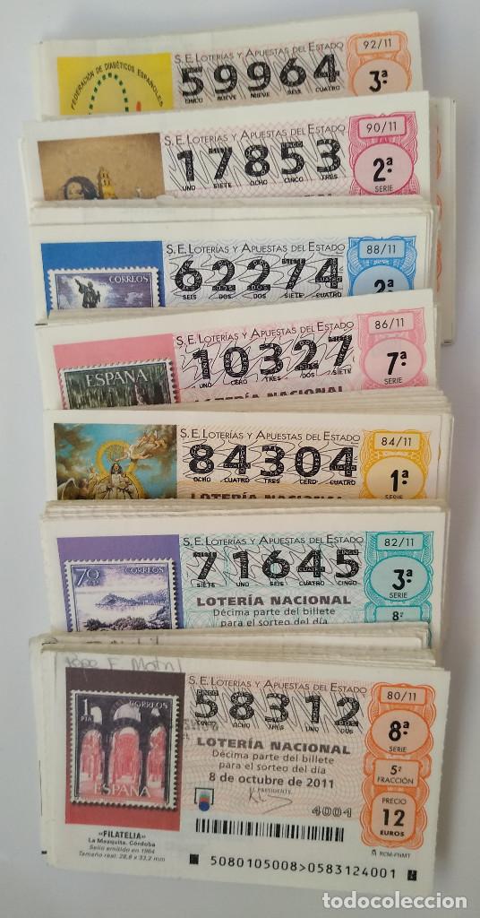 National Spanish Lottery: Loteria Nacional. A&ntilde;os 2010-2019 D&eacute;cimos y Billetes sueltos. Sorteos y num&eacute;rica