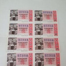 Lotería Nacional: BILLETE LOTERÍA NACIONAL,SORTEO 16/77, 1977, CASA DEL CORDÓN,BURGOS,ADMÓN.13,GATO NEGRO,SEVILLA
