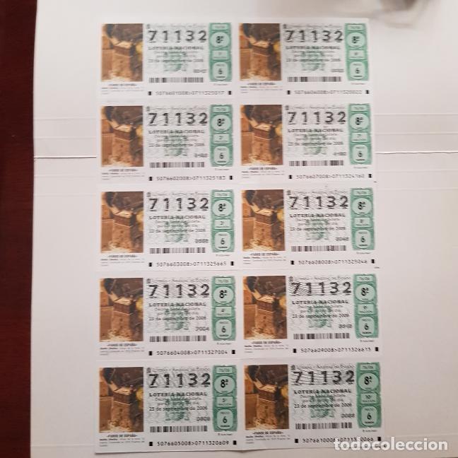 National Spanish Lottery: BILLETE LOTER&Iacute;A NACIONAL, SORTEO 76/06, 23 SEPTIEMBRE 2006, FARO DE MELILLA, N&ordm; 71132