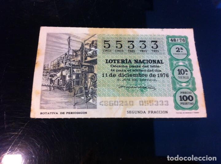 Nationale spanische Lotterie: D&Eacute;CIMO DE LOTER&Iacute;A NACIONAL (ROTATIVA DE PERI&Oacute;DICOS) 1976