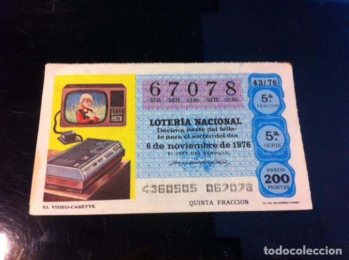 Nationale spanische Lotterie: D&Eacute;CIMO DE LOTER&Iacute;A NACIONAL (EL VIDEO-CASETTE) 1976