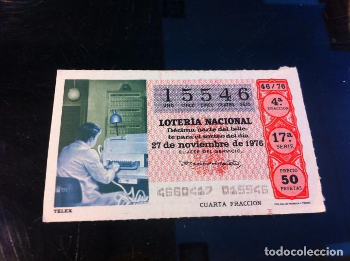 Nationale spanische Lotterie: D&Eacute;CIMO DE LOTER&Iacute;A NACIONAL (TELEX) 1976