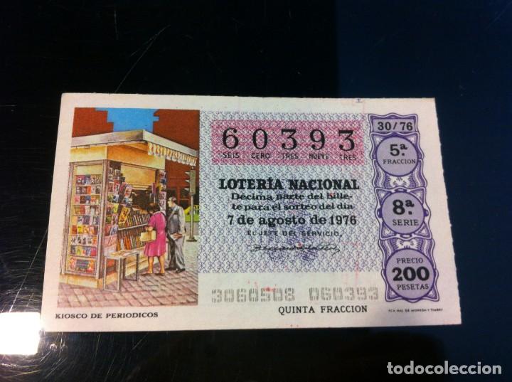 National Spanish Lottery: D&Eacute;CIMO DE LOTER&Iacute;A NACIONAL (KIOSKO DE PERI&Oacute;DICOS) 1976