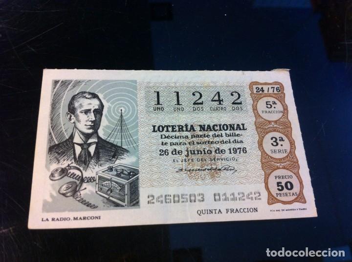 Nationale spanische Lotterie: D&Eacute;CIMO DE LOTER&Iacute;A NACIONAL (LA RADIO MARCONI) 1976