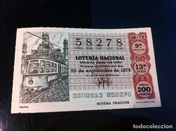 Nationale spanische Lotterie: D&Eacute;CIMO DE LOTER&Iacute;A NACIONAL (TRANV&Iacute;A) 1979