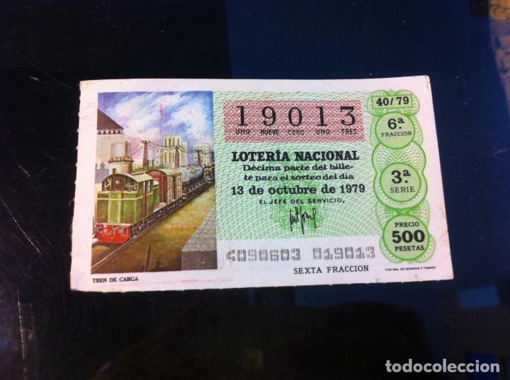 Nationale spanische Lotterie: D&Eacute;CIMO DE LOTER&Iacute;A NACIONAL (TREN DE CARGA) 1979