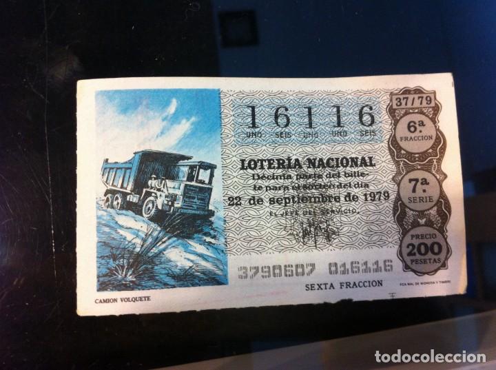 Nationale spanische Lotterie: D&Eacute;CIMO DE LOTER&Iacute;A NACIONAL (CAMI&Oacute;N VOLQUETE) 1979