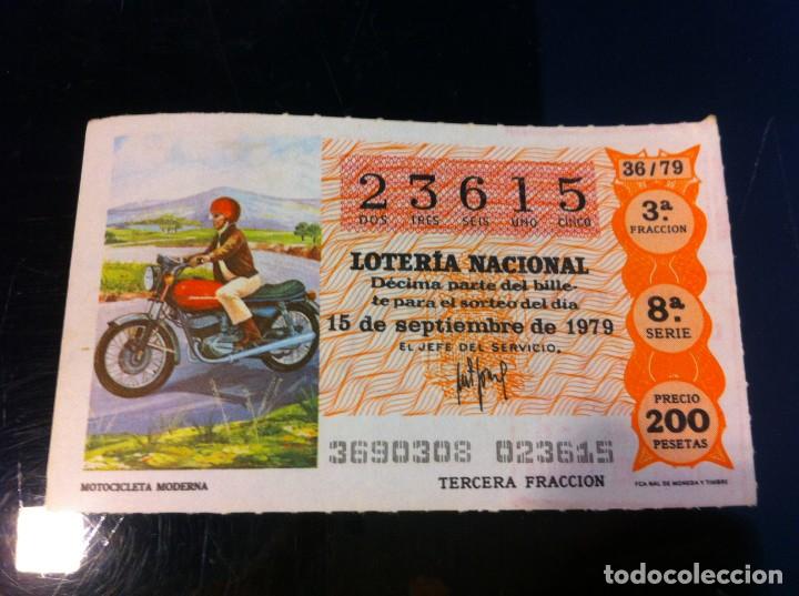 Lotaria Nacional: D&Eacute;CIMO DE LOTER&Iacute;A NACIONAL (MOTOCICLETA MODERNA) 1979