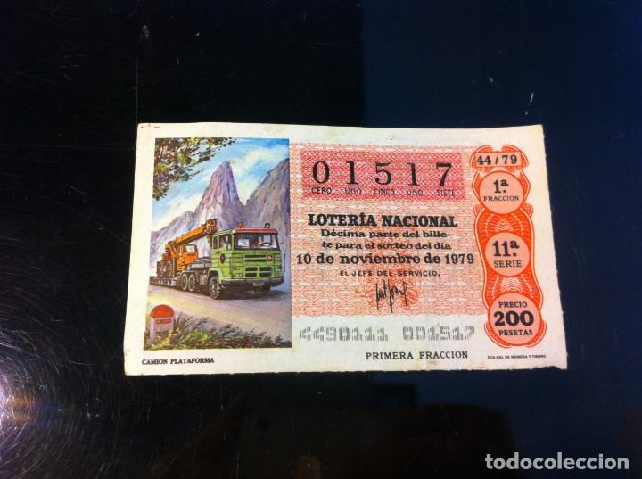 Nationale spanische Lotterie: D&Eacute;CIMO DE LOTER&Iacute;A NACIONAL (CAMI&Oacute;N PLATAFORMA) 1979