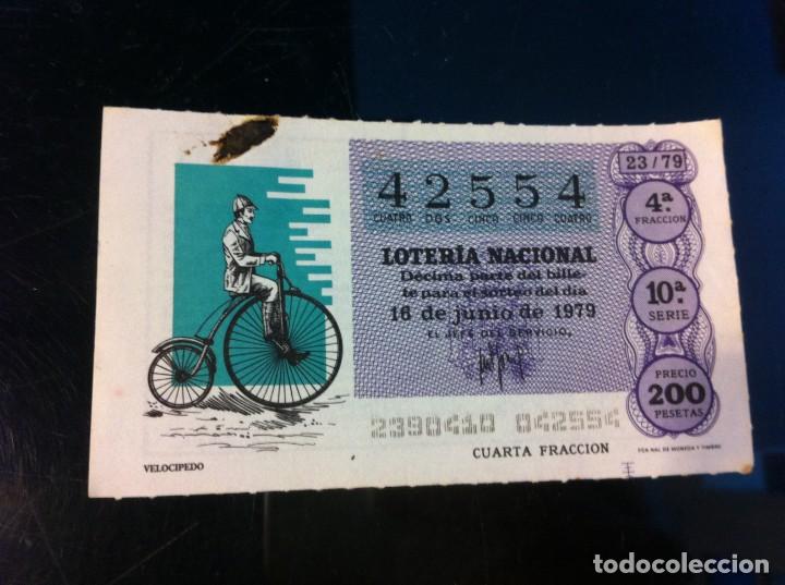 Nationale spanische Lotterie: D&Eacute;CIMO DE LOTER&Iacute;A NACIONAL (VELOC&Iacute;PEDO) 1979