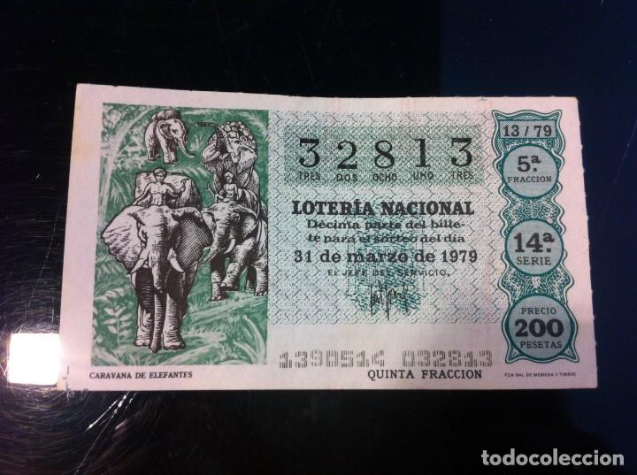 Nationale spanische Lotterie: D&Eacute;CIMO DE LOTER&Iacute;A NACIONAL (CARAVANA DE ELEFANTES) 1979