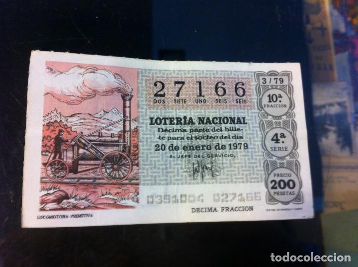 Lotaria Nacional: D&Eacute;CIMO DE LOTER&Iacute;A NACIONAL (LOCOMOTORA PRIMITIVA) 1979