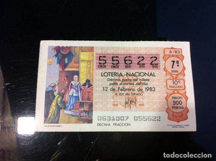 Nationale spanische Lotterie: D&Eacute;CIMO DE LOTER&Iacute;A NACIONAL (LAS JOYAS DE ISABEL I) 1983