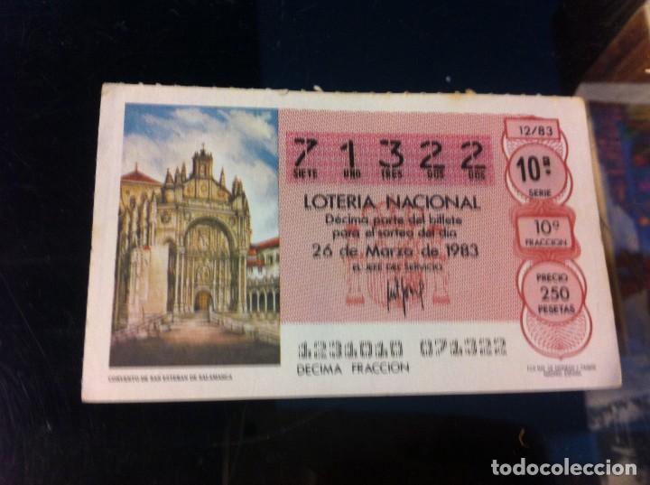 National Spanish Lottery: D&Eacute;CIMO DE LOTER&Iacute;A NACIONAL (CONVENTO DE SAN ESTEBAN DE SALAMANCA) 1983