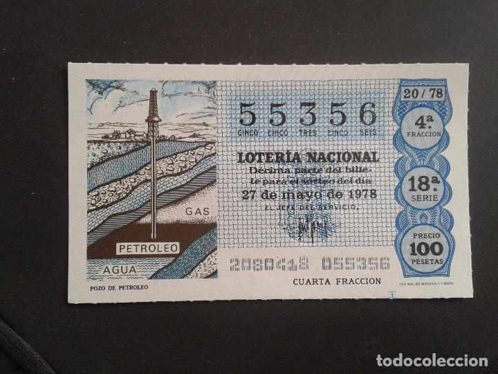 Loter&iacute;a Nacional: DECIMO DE LOTERIA NACIONAL.27/05/1978