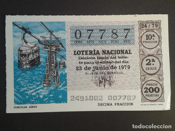 Loter&iacute;a Nacional: DECIMO DE LOTERIA NACIONAL.23/06/1979