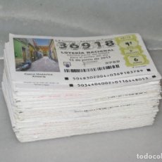 Lotería Nacional: LOTE DE 190 DECIMOS DE LA LOTERIA NACIONAL. 2011 AL 2015.. Lote 183172613