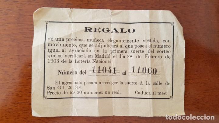 Loter&iacute;a nacional: Papeleta sorteo 1903 - Foto 1