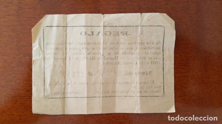 Loter&iacute;a nacional: Papeleta sorteo 1903 - Foto 2