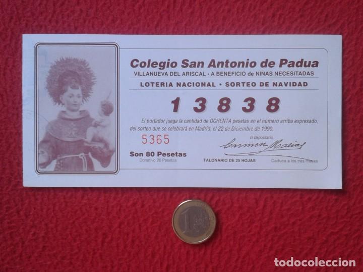 Loter&iacute;a Nacional: PARTICIPACI&Oacute;N DE LOTER&Iacute;A NACIONAL LOTTERY LOTERIE COLEGIO SAN ANTONIO PADUA VILLANUEVA DEL ARISCAL